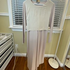 Cos nude pink dress